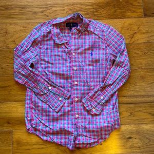 Ralph Lauren Button-down Shirt, Size 10-12